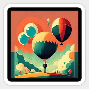 Air Balloons Sticker